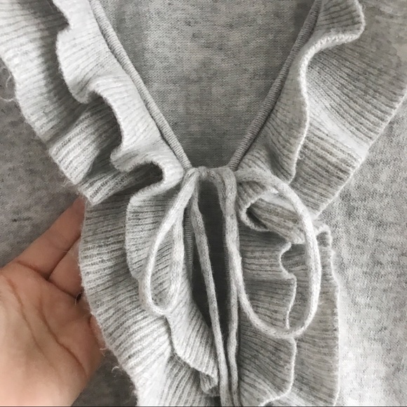 💛 SALE Vertigo Paris Gray Wool Blend Sweater - Picture 3 of 8